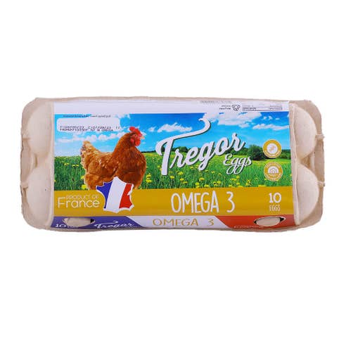Tregor Deep Litter Omega 3 Eggs [10 Pieces] 