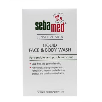 Sebamed Sensitive Skin Liquid Face & Body Wash 200ml 