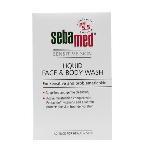 Sebamed Sensitive Skin Liquid Face & Body Wash 200ml 