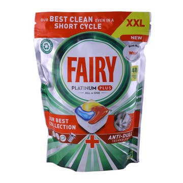 Fairy Platinum Plus Dishwasher Tablets [48 Pieces] 