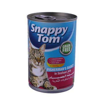 Snappy Tom Fisherman's Basket In Seafood Jelly 400g 