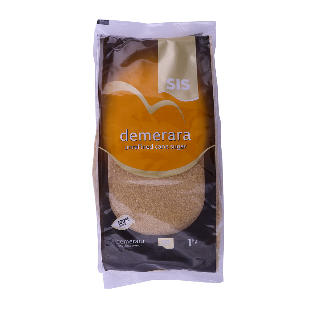 Sis Demerara Unrefined Cane Sugar 1Kg