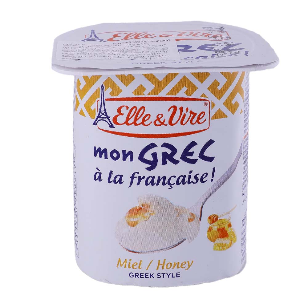 Elle & Vire Honey Greek Yoghurt 125g