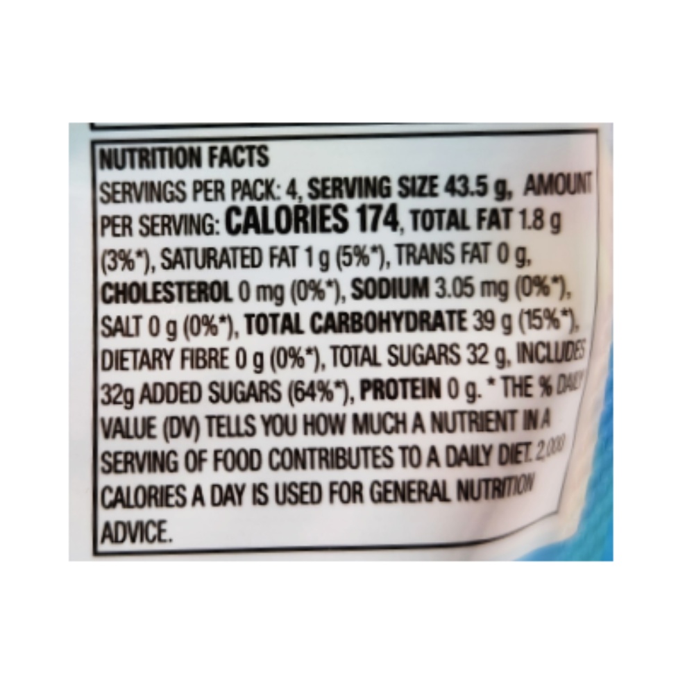 Skittles Tropical Candy 174g back image