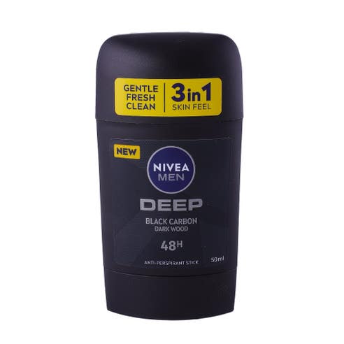 Nivea Deep Black Carbon Male Deodorant 50ml 