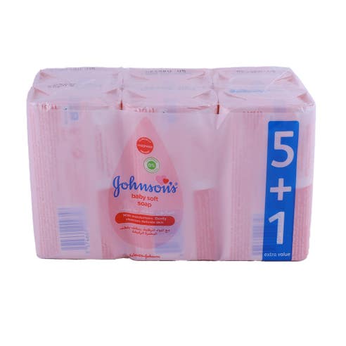 Johnson's Baby Soft Soap 6x125g 