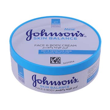 Johnson's Skin Balance Face & Body Cream 200ml 