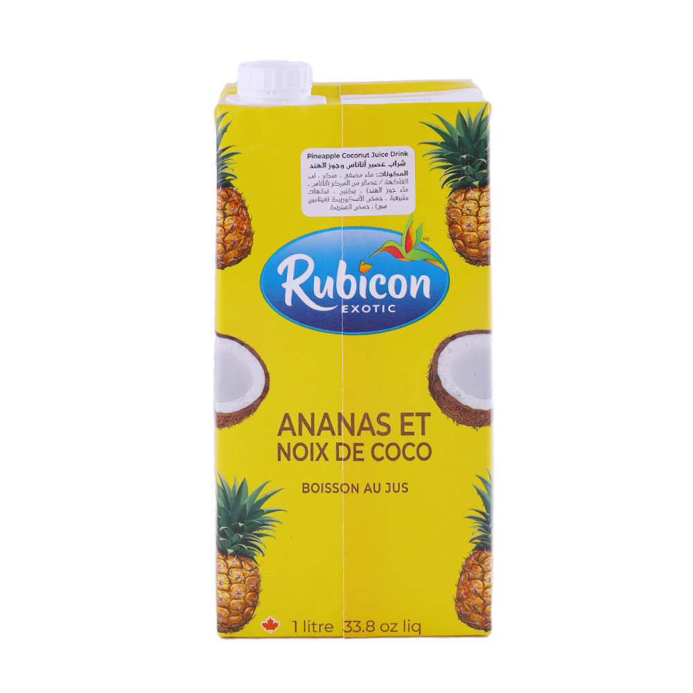 Rubicon Pineapple & Coconut Juice Drink 1L back image