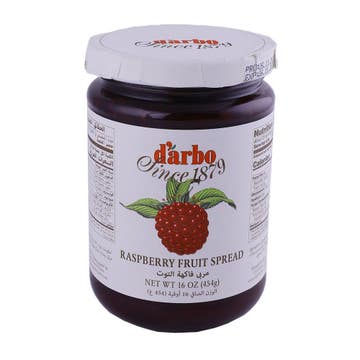 D'arbo Raspberry Fruit Spread 454g 
