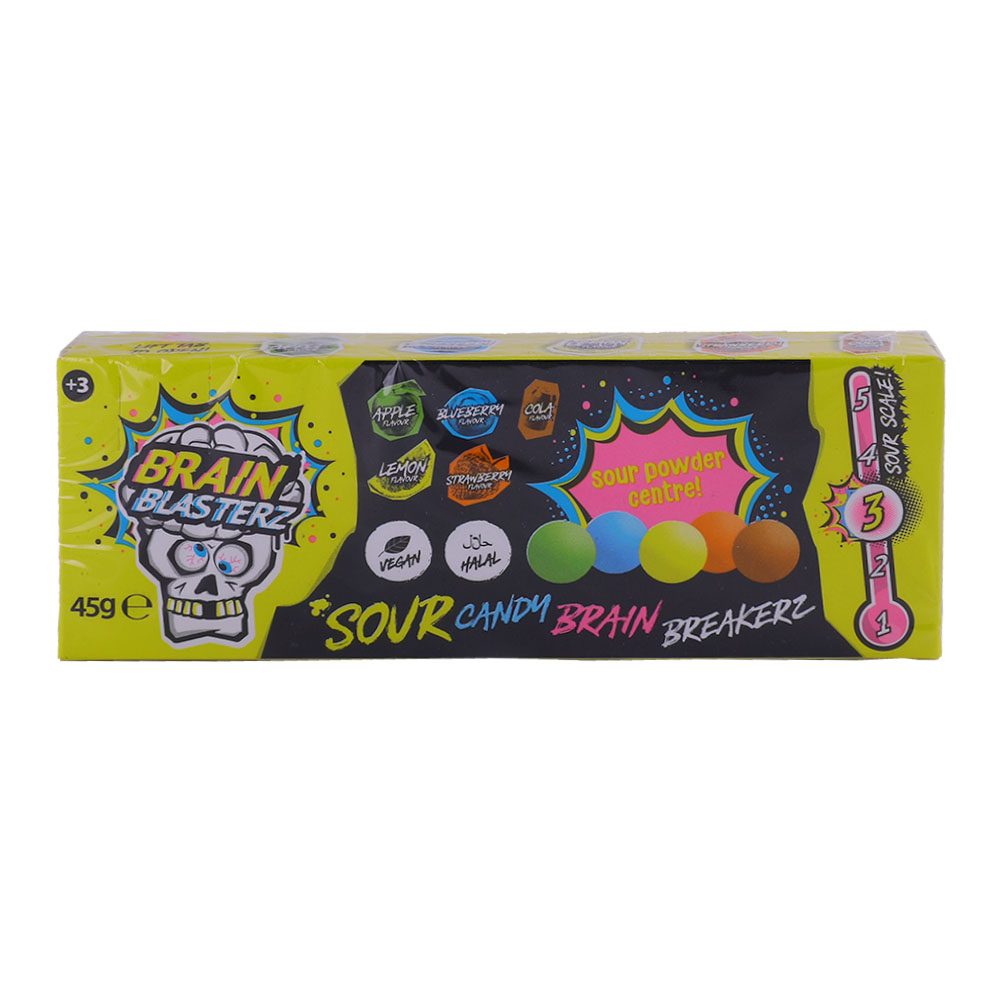 Brain Blasterz Brain Breakerz Sour Candy 45g