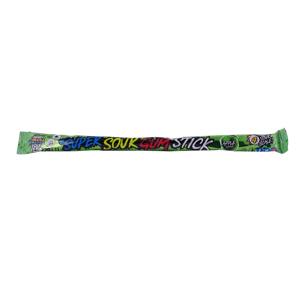Brain Blasterz Super Sour Gum Stick 22g