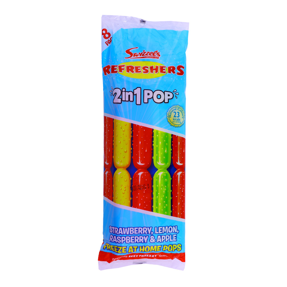 Swizzels Refresher 2 In 1 Popsicle 8x600ml 