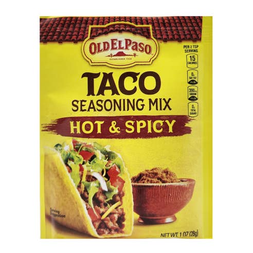 Old El Paso Taco Hot & Spicy Seasoning Mix 28g 