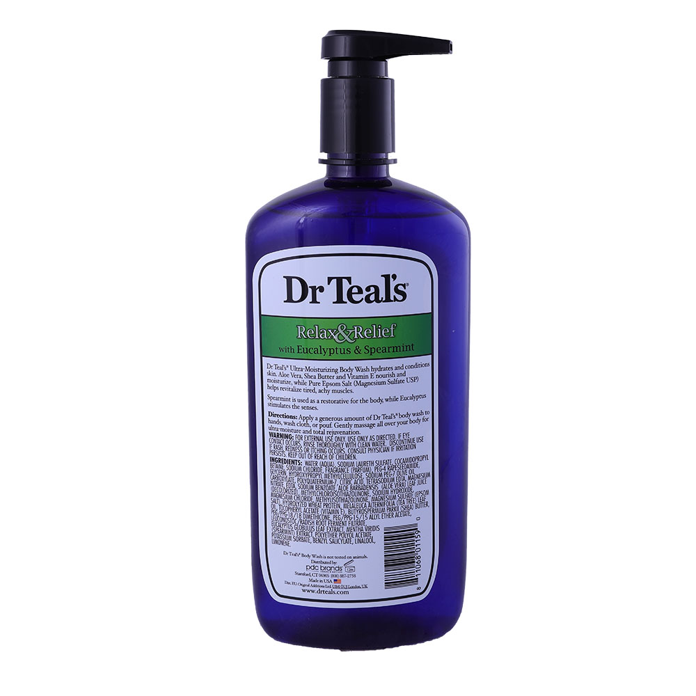Dr Teal's Relax & Relief With Pure Epsom Salt Body Wash 710ml back image