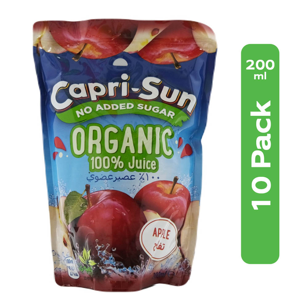 Capri Sun Organic Apple Juice 10x200ml