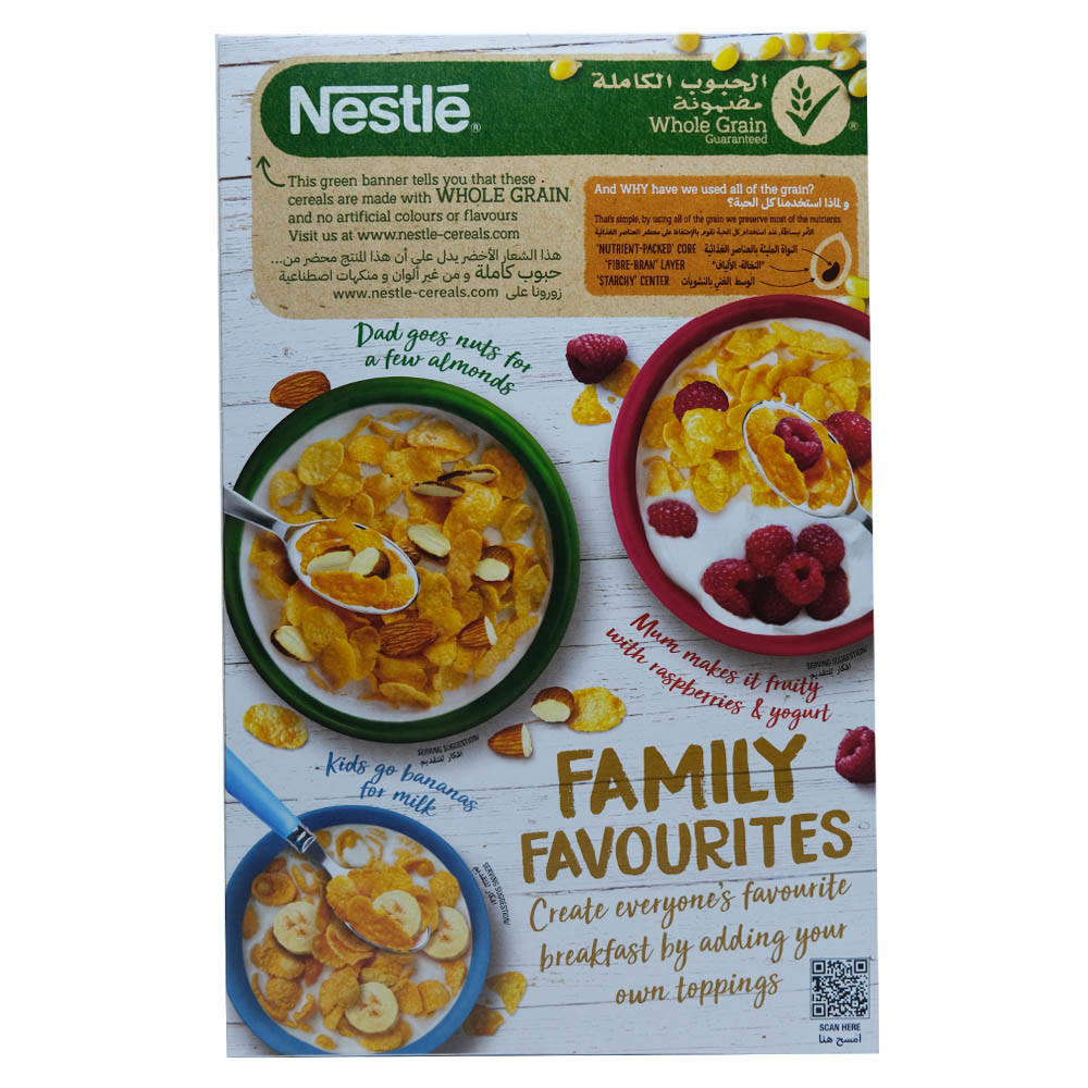 Nestle Gold Corn Flakes 375g back image