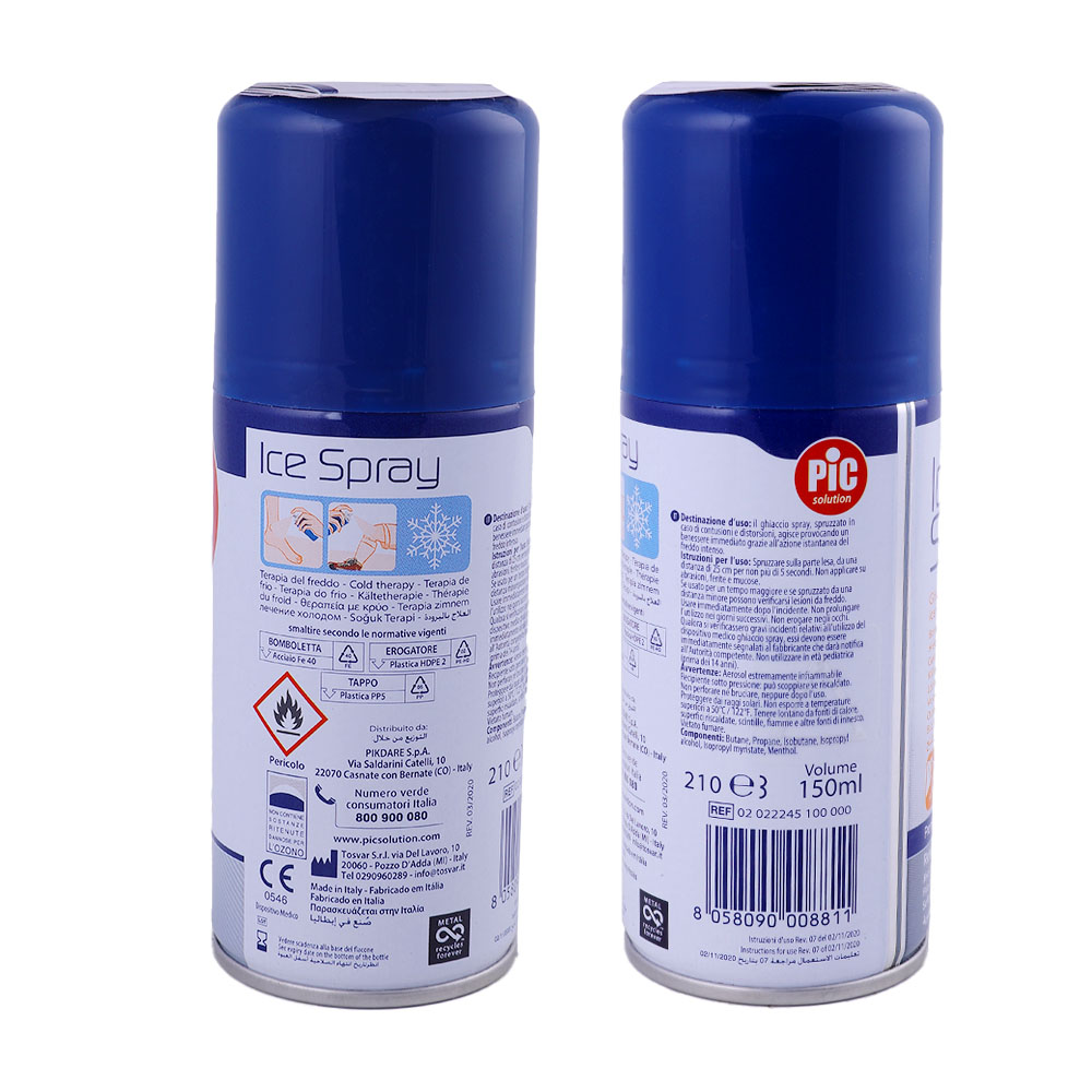 Pic Ice Spray 150ml back image