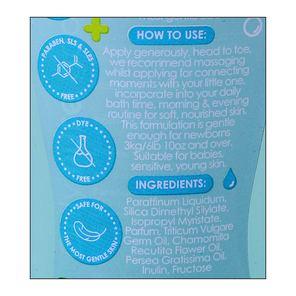 PureBorn Kids Oil Gel 200ml right side image