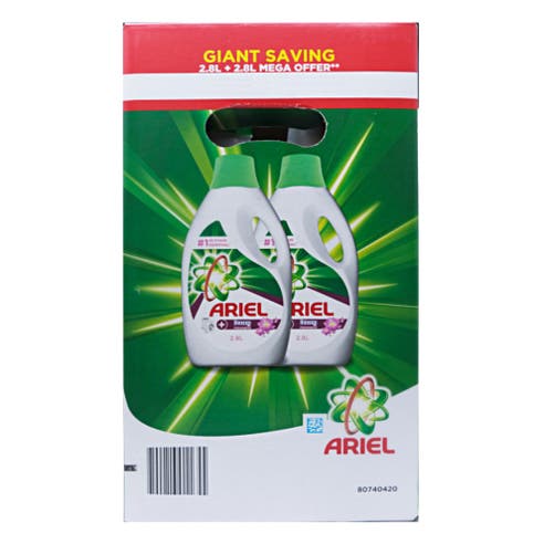 Ariel Power Gel 2x2.8L [Special Offer] 