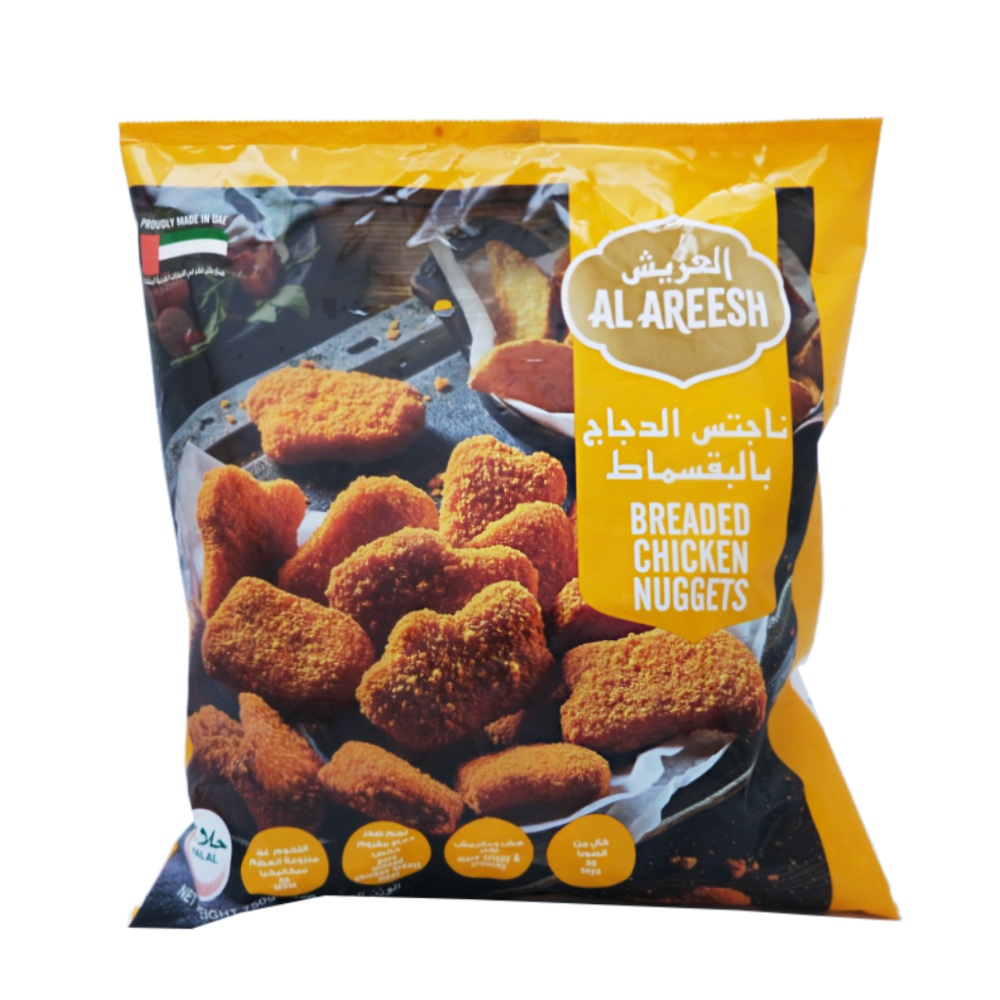 Al Areesh Breaded Chicken Nuggets 750g