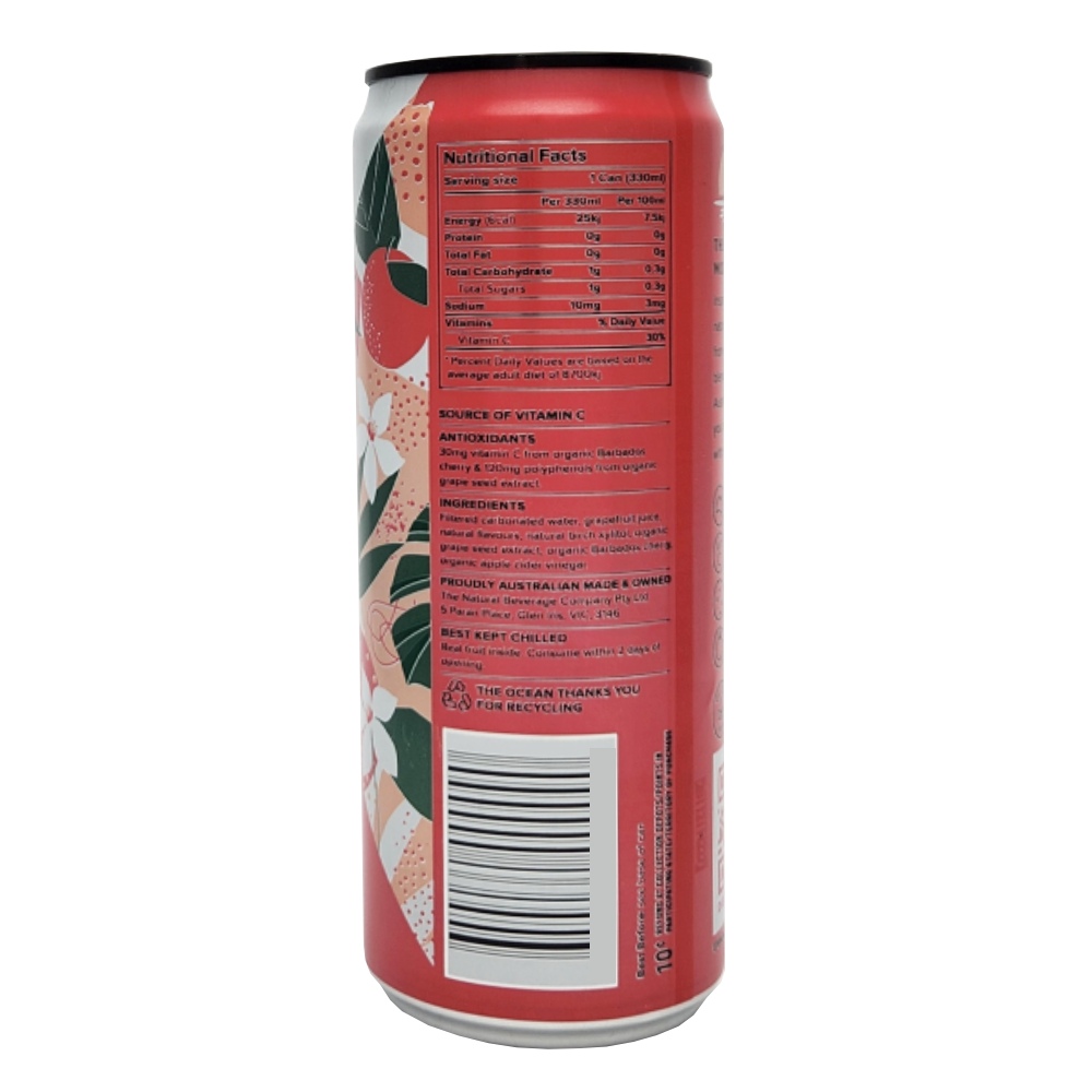 Kreol Antioxidant Infusion Ruby Grapefruit Drink 330ml back image