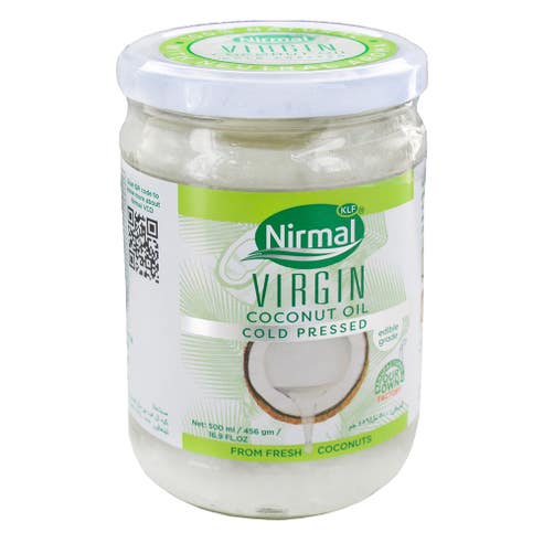 KLF Nirmal Virgin Coconut Oil 500ml – Available at Alosra Online Supermarket