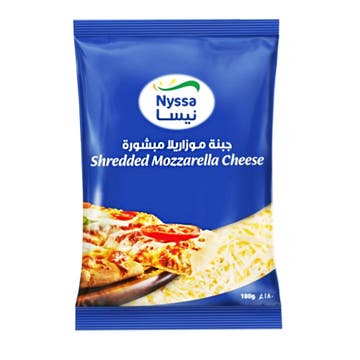 Nyssa Shredded Mozzarella Cheese 180g 