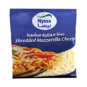 Nyssa Shredded Mozzarella Cheese 500g 