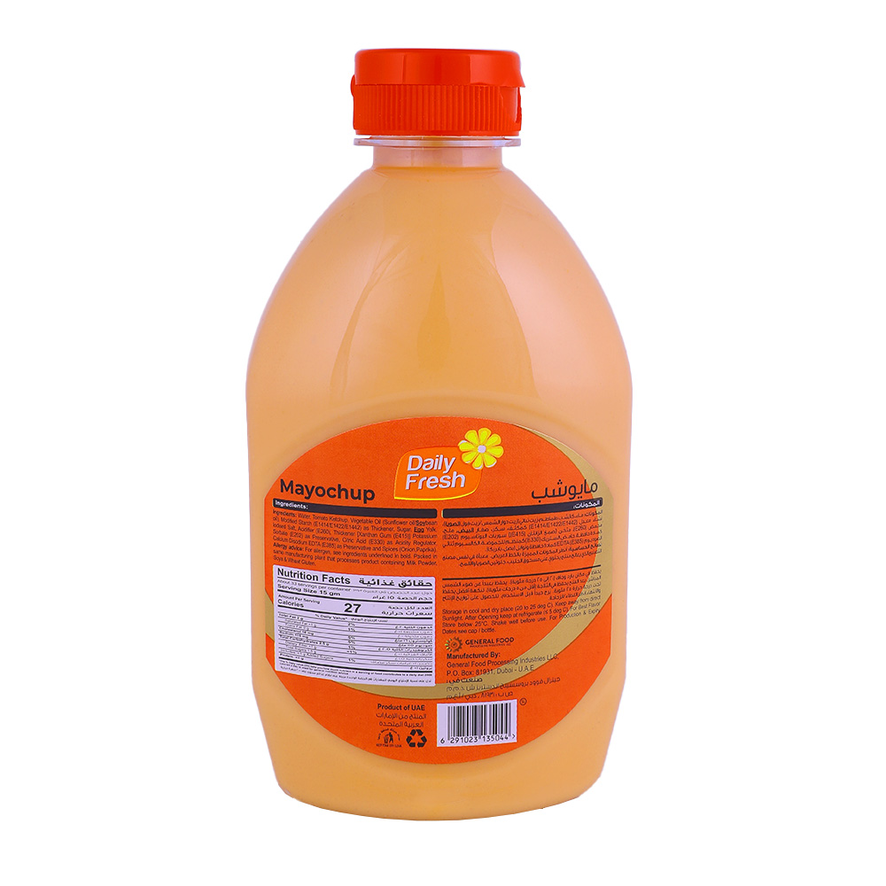 Daily Fresh Mayochup Squeezy 500ml back image