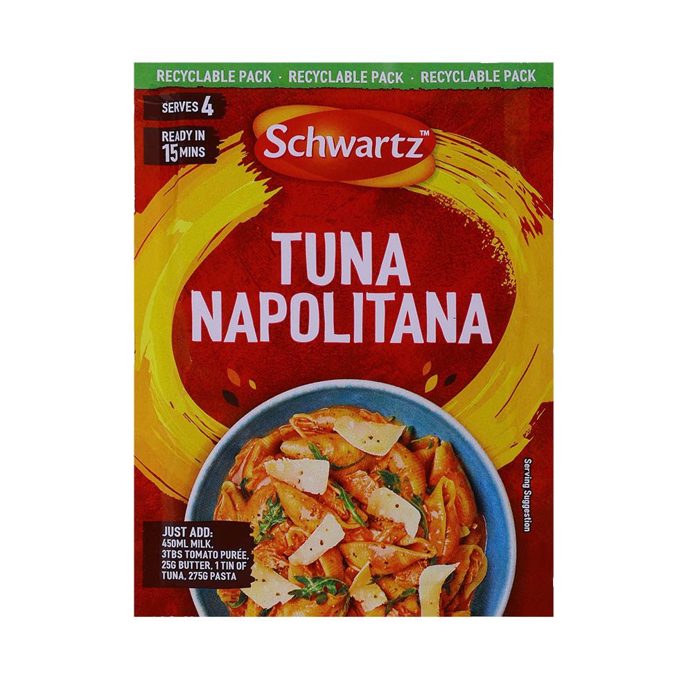 Schwartz Tuna Napolitana Sauce Sachet 30g