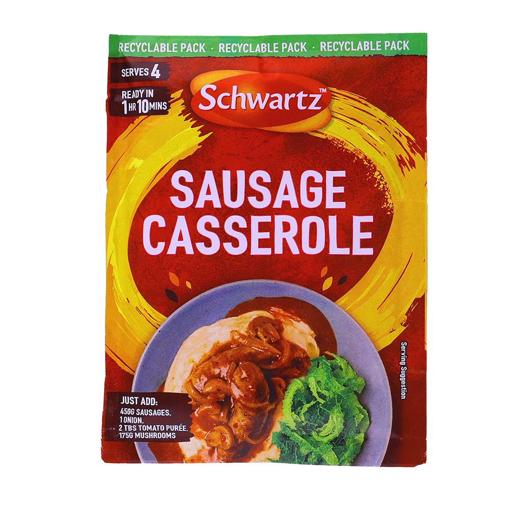 Schwartz Sausage Casserole Sachet 35g 