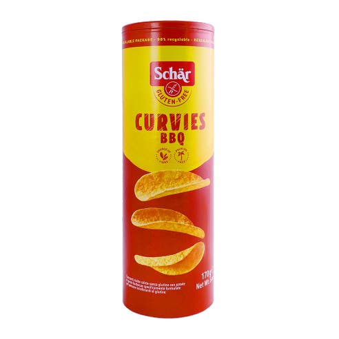 Schar Gluten Free Curvies Bbq Chips 170g 