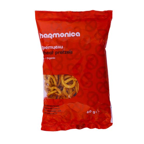 Harmonica Organic Wheat Pretzels 60g 