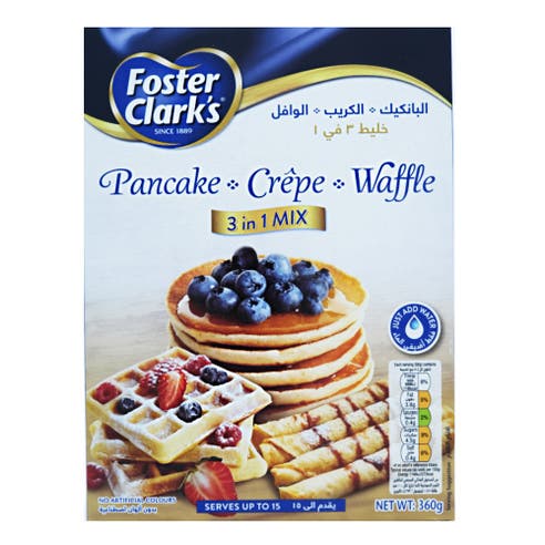 Foster Clark's Pancake Crepe Waffle 3In1 Mix 360g 