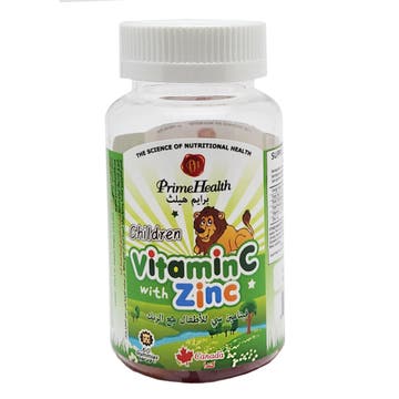 Prime Health Children Vitamin C With Zinc Gummies [60 Gummies] 