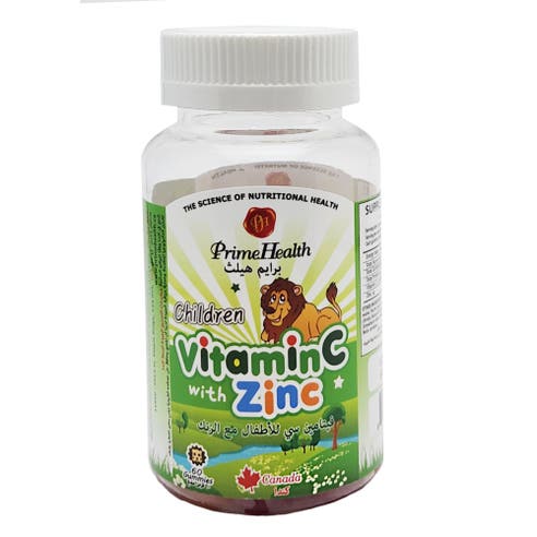 Prime Health Children Vitamin C With Zinc Gummies [60 Gummies] 