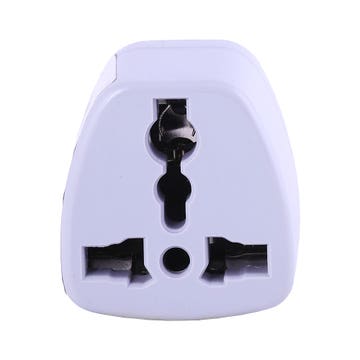 Powerlink 2 Flat Pin 1 Round Pin Travel Adaptor 