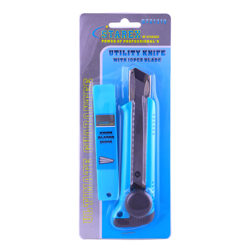 Starex Utility Knife With 10pcs Blade