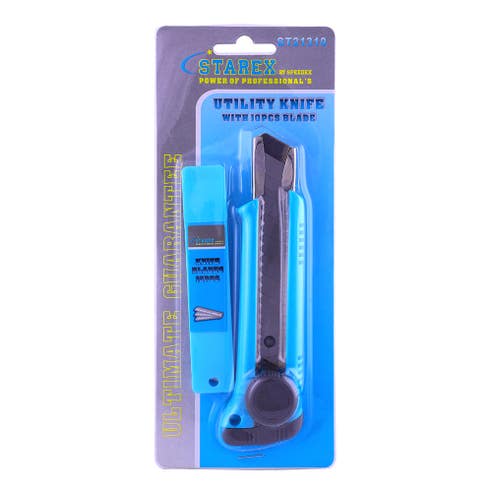 Starex Utility Knife With 10pcs Blade 