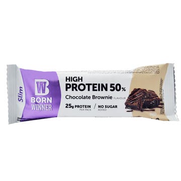 Born Winner High Protein Chocolate Brownie Bar 50g 