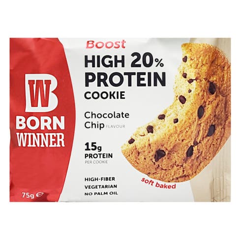 Born Winner Boost High Protein Chocolate Chip Cookie 75g 