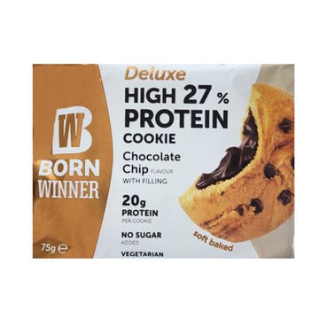 Born Winner Deluxe High Protein Chocolate Chip Cookie 75g 