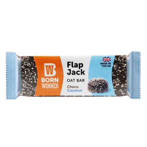Born Winner Flap Jack Choco Coconut Oat Bar 100g 