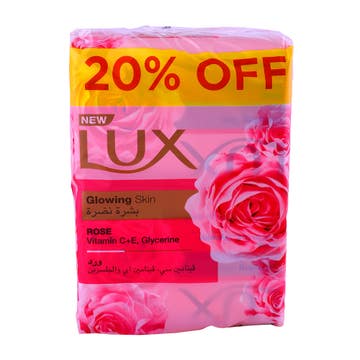 Lux Glowing Skin Rose Soap Bar 6x170g [Special Offer] 
