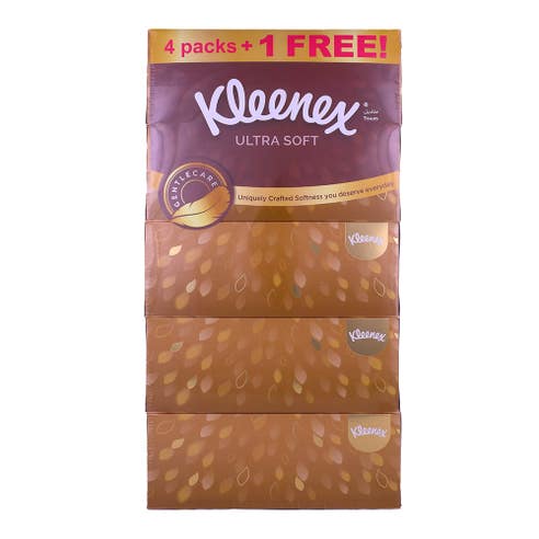 Kleenex Ultra Soft Facial Tissue 96's [4+1 Free] [Special Offer] 