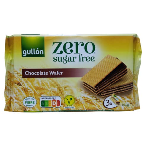 Gullon Zero Sugar Free Chocolate Wafer 180g 