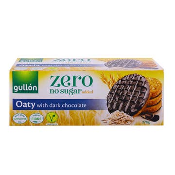 Gullon Zero Sugar Oaty With Dark Chocolate 275g 