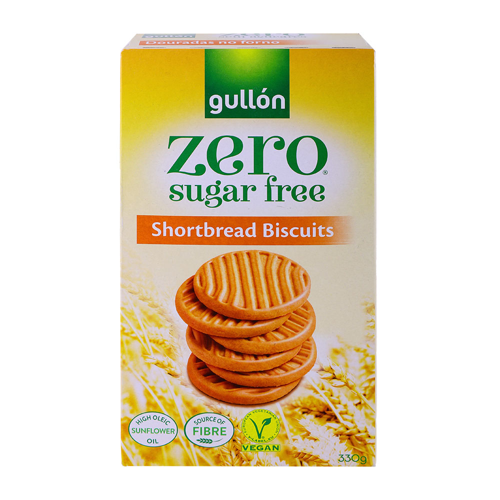 Gullon Zero Suar Shortbread Biscuits 330g