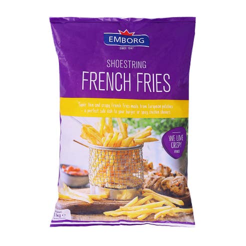 Emborg Shoestring French Fries 1kg 