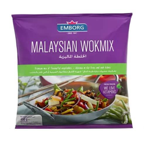 Emborg Frozen Malaysian Wok Mix 450g 